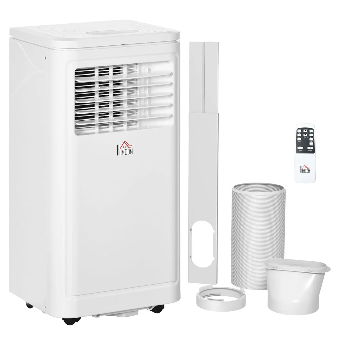 "24H Timer 8000 BTU Portable AC Unit with Dehumidifier & Remote Control for 161 Sq Ft Rooms (UK/EU Plug)" - Mixshoponline12