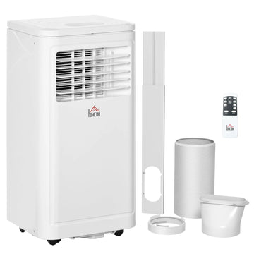 "24H Timer 8000 BTU Portable AC Unit with Dehumidifier & Remote Control for 161 Sq Ft Rooms (UK/EU Plug)" - Mixshoponline12