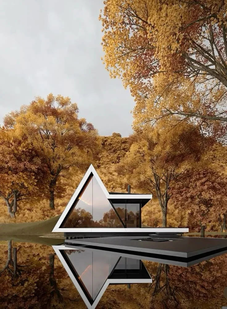 Modulares Containerhaus von Mixshoponline12, modernes Design, flexible Wohn- und Bürofläche, mobile Gäste- und Wohnkabine