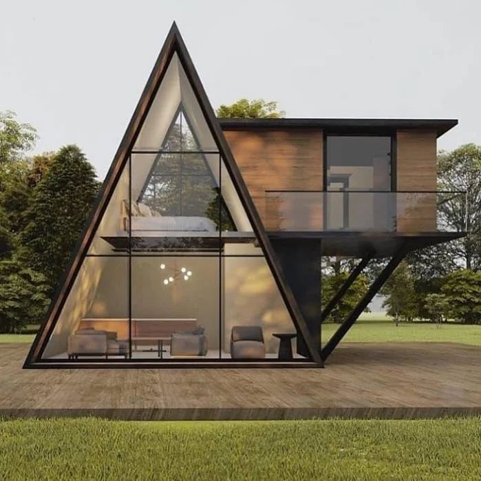 Modulares Containerhaus von Mixshoponline12, modernes Design, flexible Wohn- und Bürofläche, mobile Gäste- und Wohnkabine