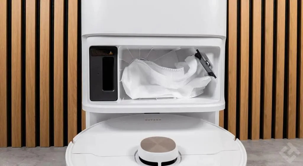 dreame L40 Ultra A Saugroboter mit Wischfunktion,dualem System gegen aufgewickelte Haare, 24.000 Pa Saugkraft, 10,5 mm Moppanhebung, Mopp-Selbstreinigung und intelligenter Hindernisvermeidung