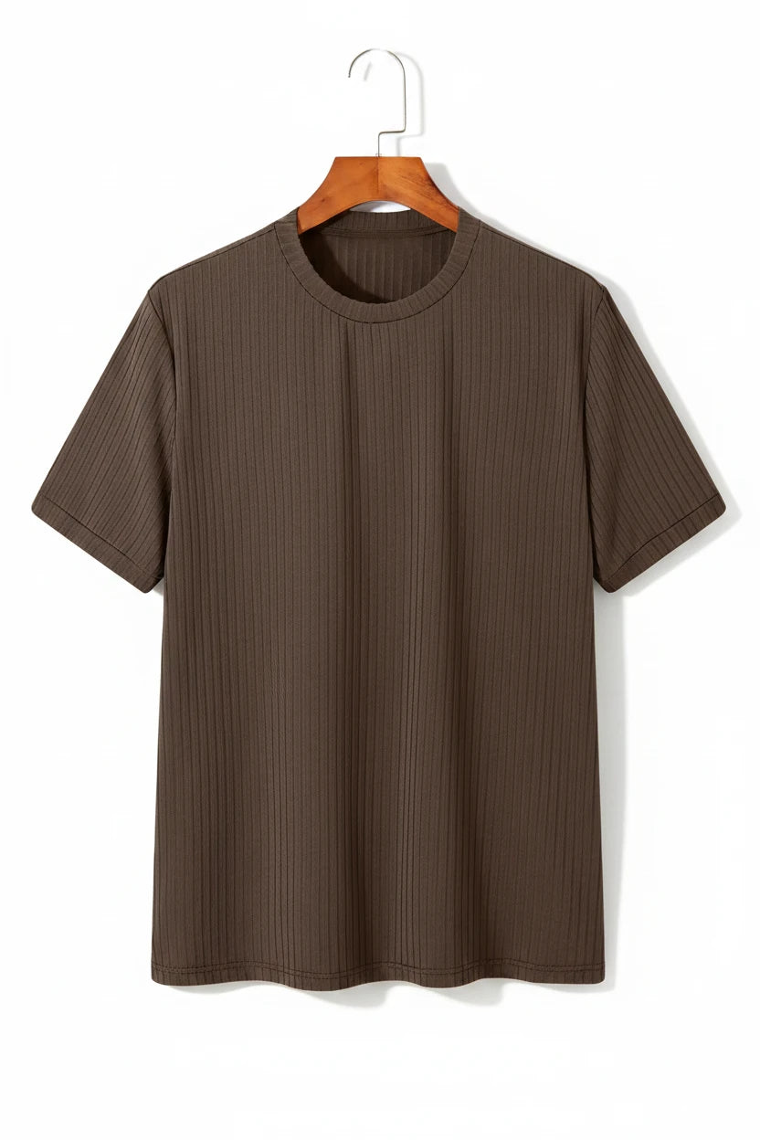 T-Shirt Herren Persönlichkeit Trend Kurzarm Herren Klassisch Komfortabel Casual T-Shirt Herren Mode Strickwaren Herren Sportshirt Herren