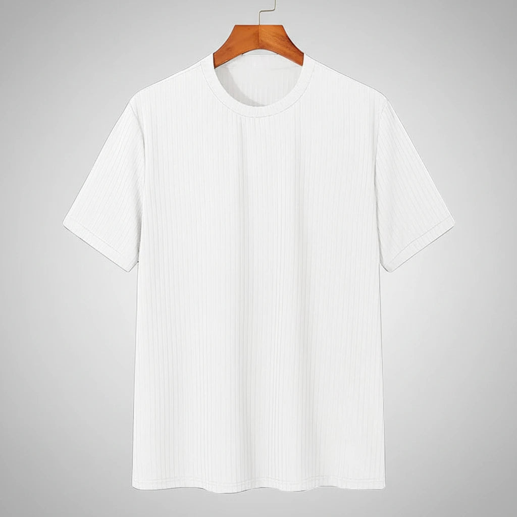T-Shirt Herren Persönlichkeit Trend Kurzarm Herren Klassisch Komfortabel Casual T-Shirt Herren Mode Strickwaren Herren Sportshirt Herren