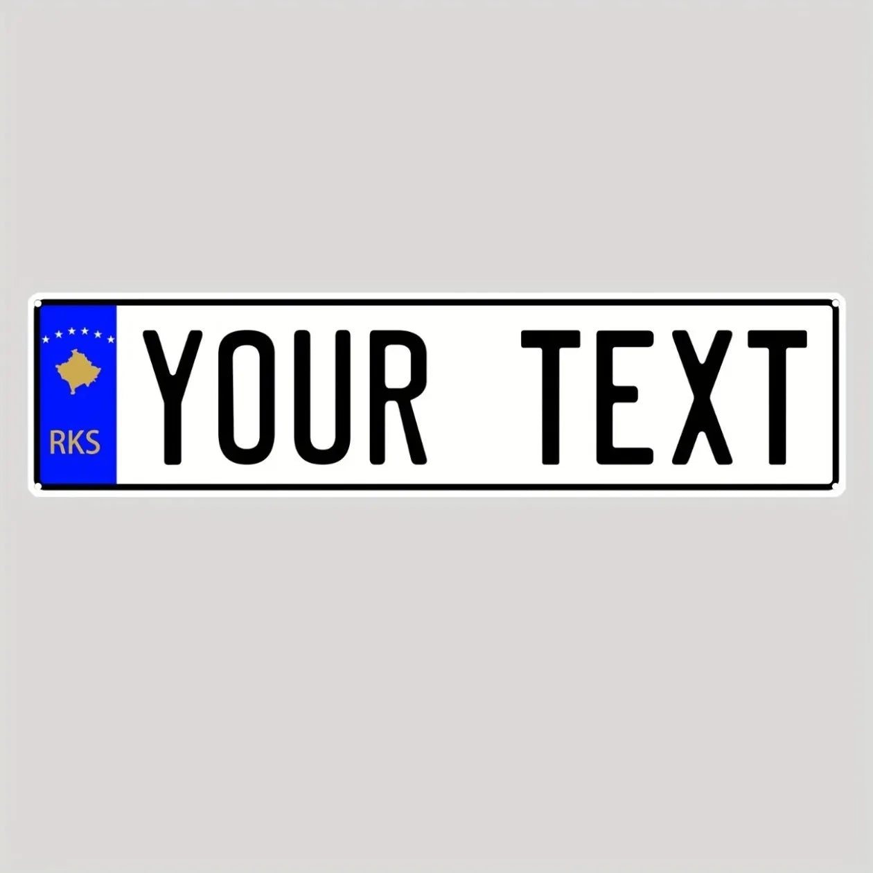 40×10cm Autokennzeichen, Alu Namensschild Stephan mit 2 Saugnäpfen, Kennzeichen, Personalisiertes Nummernschild für Auto, LKW, Kinderzimmer, Bobbycar, Kettcar oder zum Geburtstag von Stephan