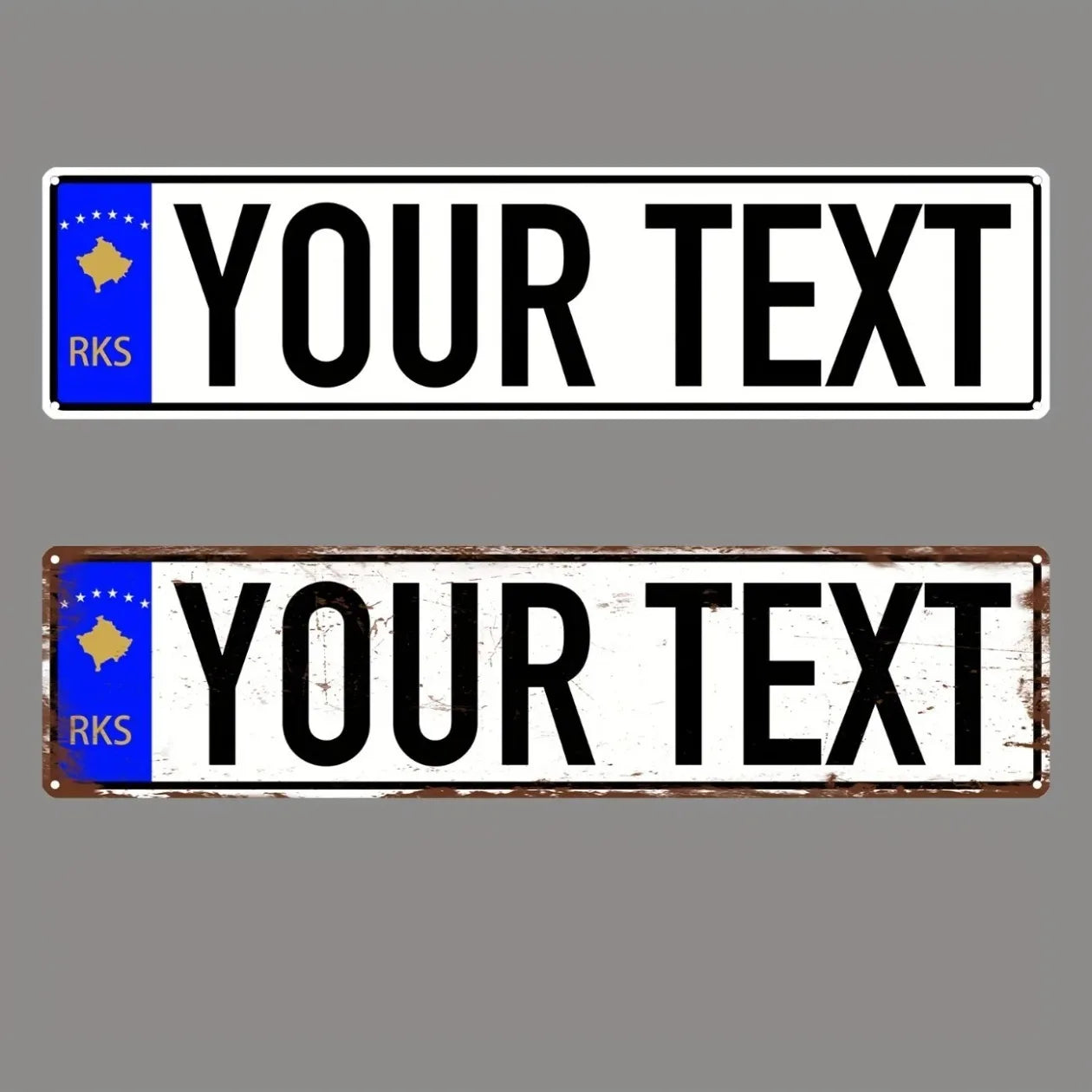 40×10cm Autokennzeichen, Alu Namensschild Stephan mit 2 Saugnäpfen, Kennzeichen, Personalisiertes Nummernschild für Auto, LKW, Kinderzimmer, Bobbycar, Kettcar oder zum Geburtstag von Stephan