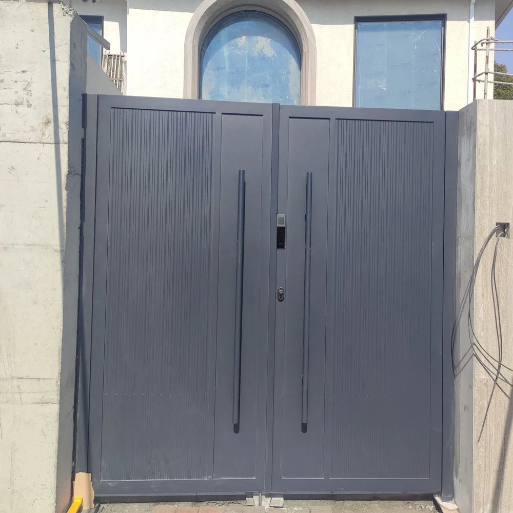 Elektrisches Schiebetor aus Aluminium für Villen - Mixshoponline12