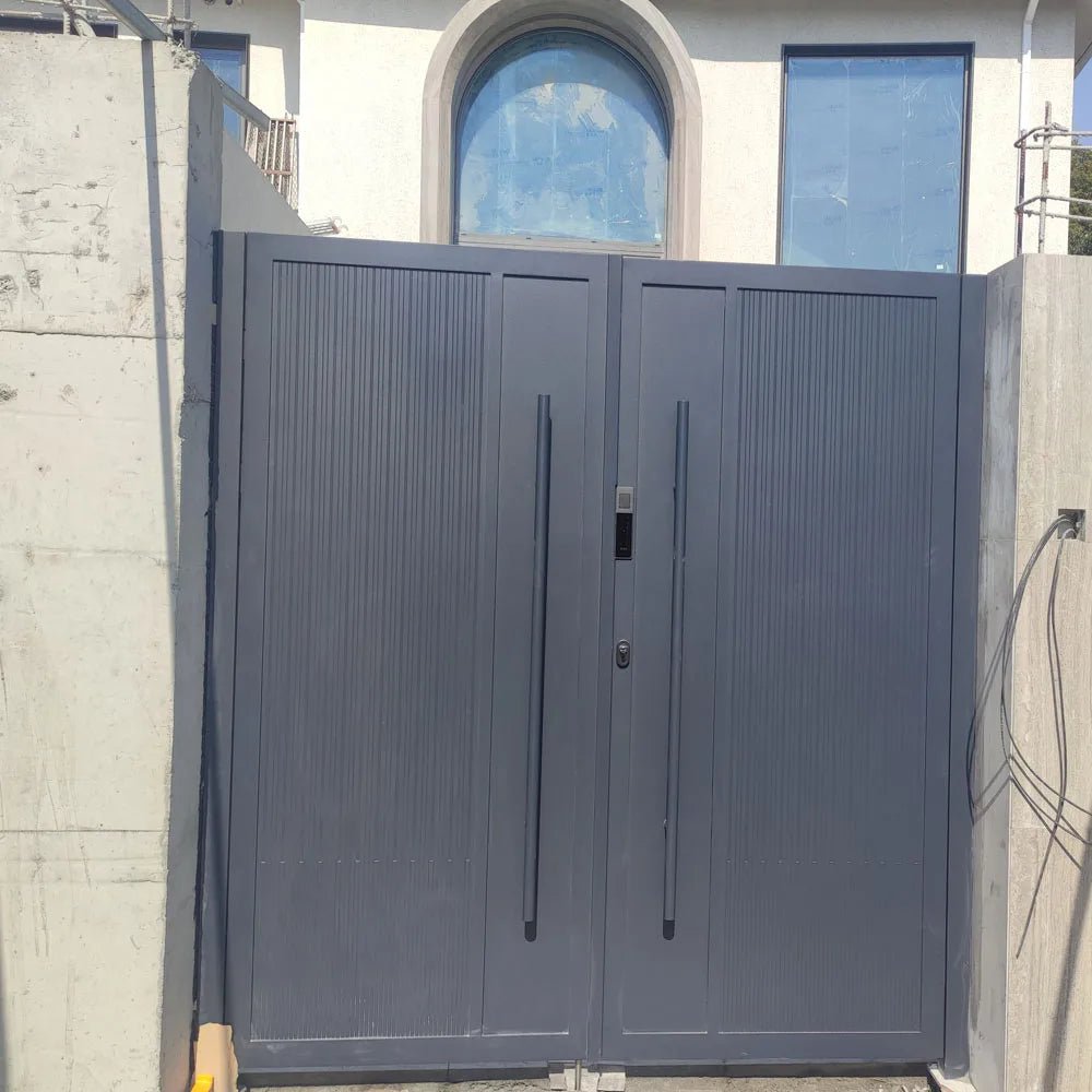 Elektrisches Schiebetor aus Aluminium für Villen - Mixshoponline12