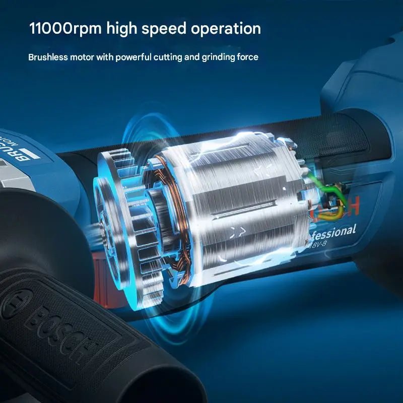 GWS18V-8 Akku-Winkelschleifer 18V Brushless – Kraftvoll, Präzise und Kabellos Erledigen Sie Schneid-, Schleif- und Trennarbeiten mühelos mit dem GWS18V-8 18V Akku-Winkelschleifer. Der leistungsstarke bürstenlose Motor (Brushless) sorgt für maximale Effiz - Mixshoponline12